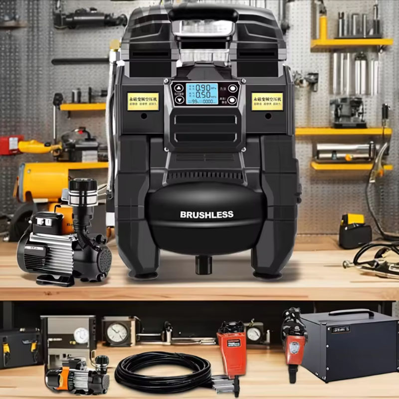 Air Compressor Mini - Przenośna mała bezolejowa sprężarka powietrza Obróbka