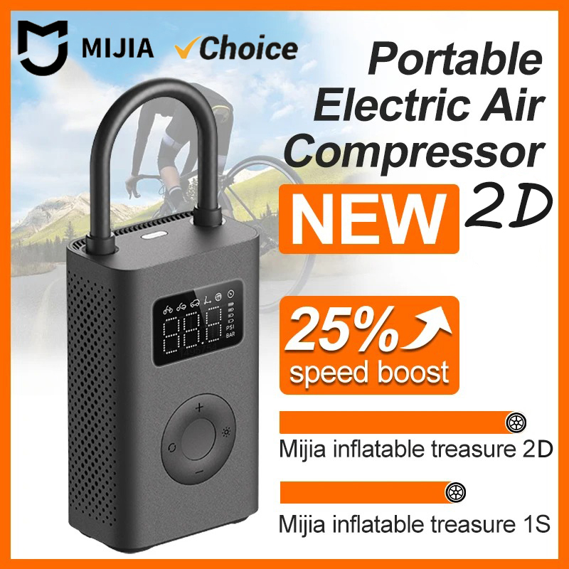 Air Compressor Mini - Oryginalna pompa powietrza MIJIA 2D z