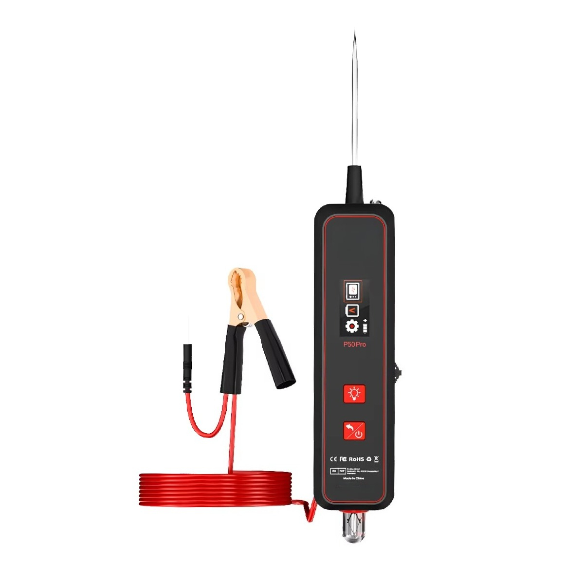 Power Tools Voltage - Tester obwodów samochodowych P50 PRO, sondy