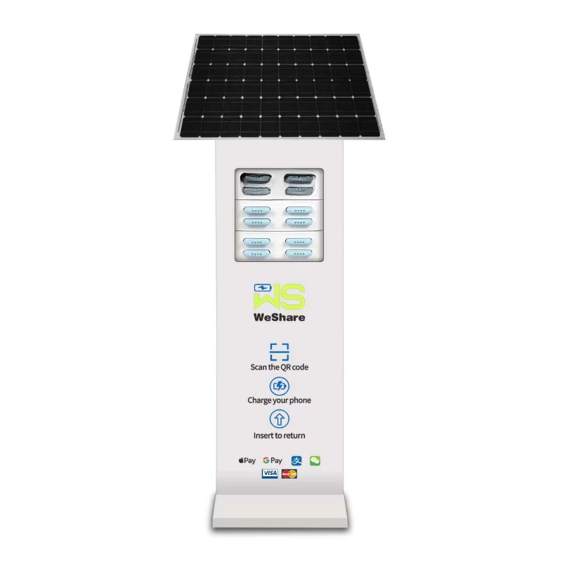 Power Tools Rental - Stacja wypożyczalni powerbanków solarnych 24/7, kiosk