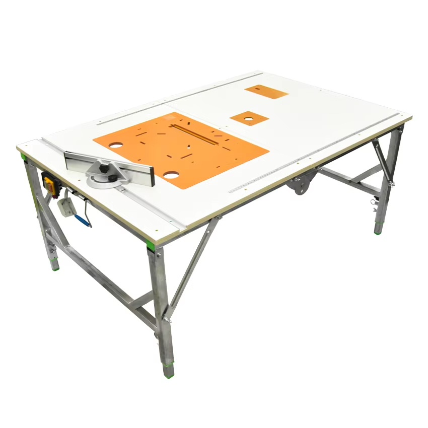 Scroll Saw Bench - Wielofunkcyjny Stół Warsztatowy Stolarski Mały Stołek