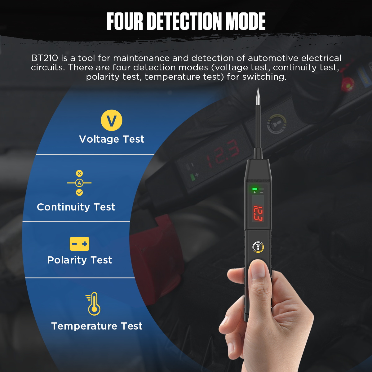 AUTOOL Nowy BT210 Tester Obwod – Power Tools Voltage recenzja i cena