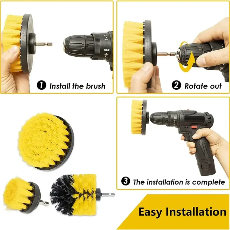 Zestaw szczotek do wiertarki - – Power Tools Tool Box recenzja i cena