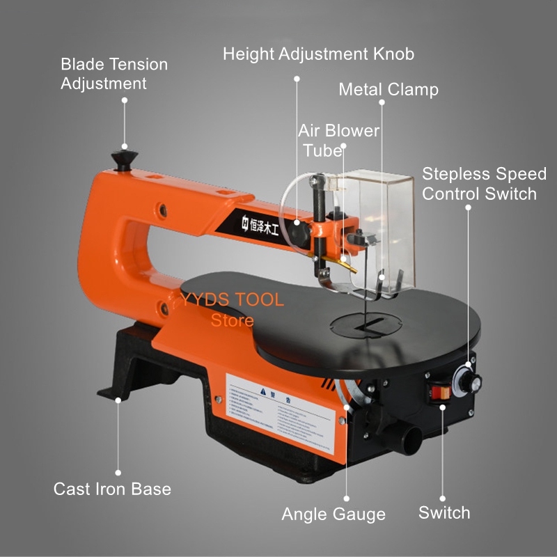 Piła krzyżowa stołowa, piła el – Scroll Saw Bench recenzja i cena