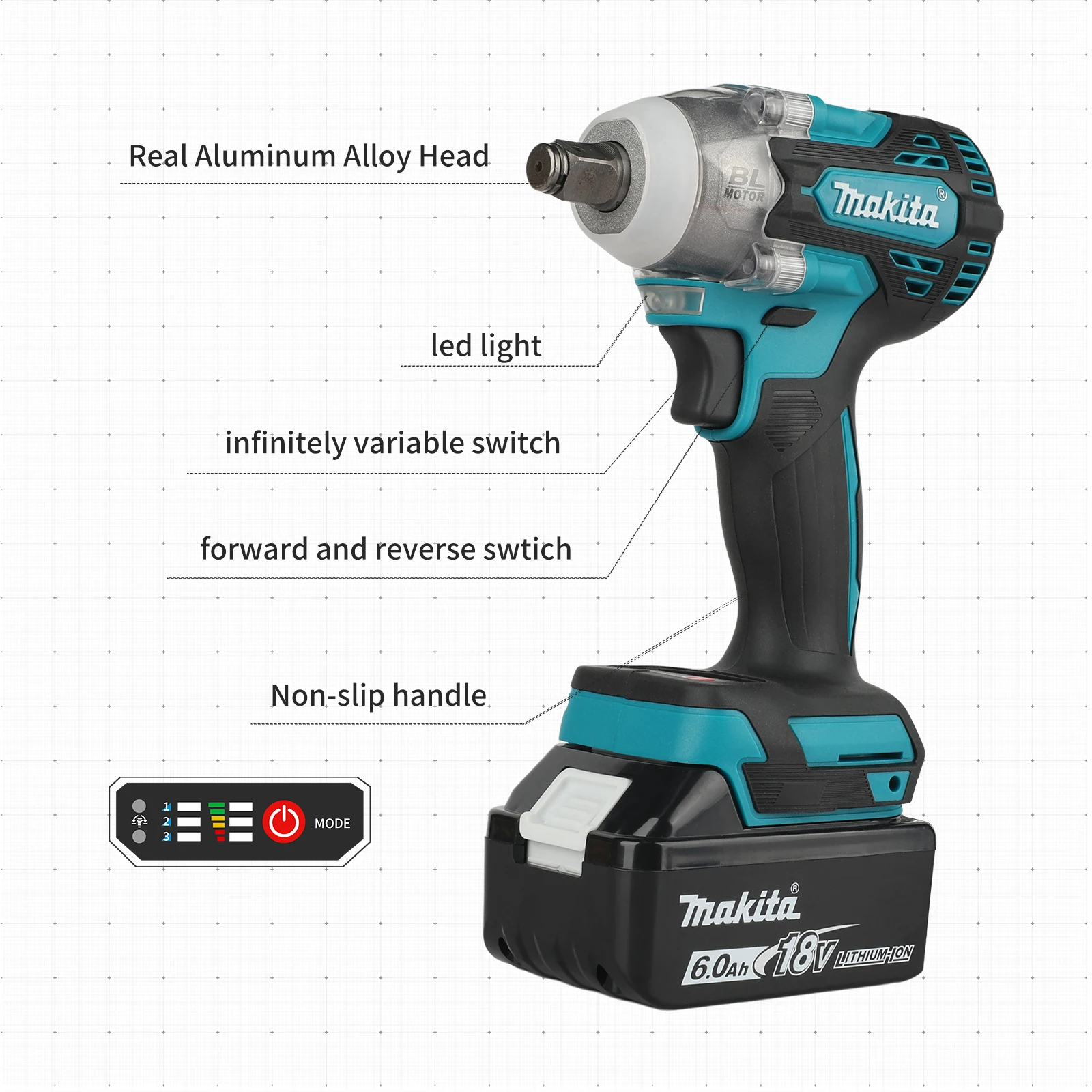 Zestaw narzędzi Makita DTW300  – Power Tools Tool Box recenzja i cena