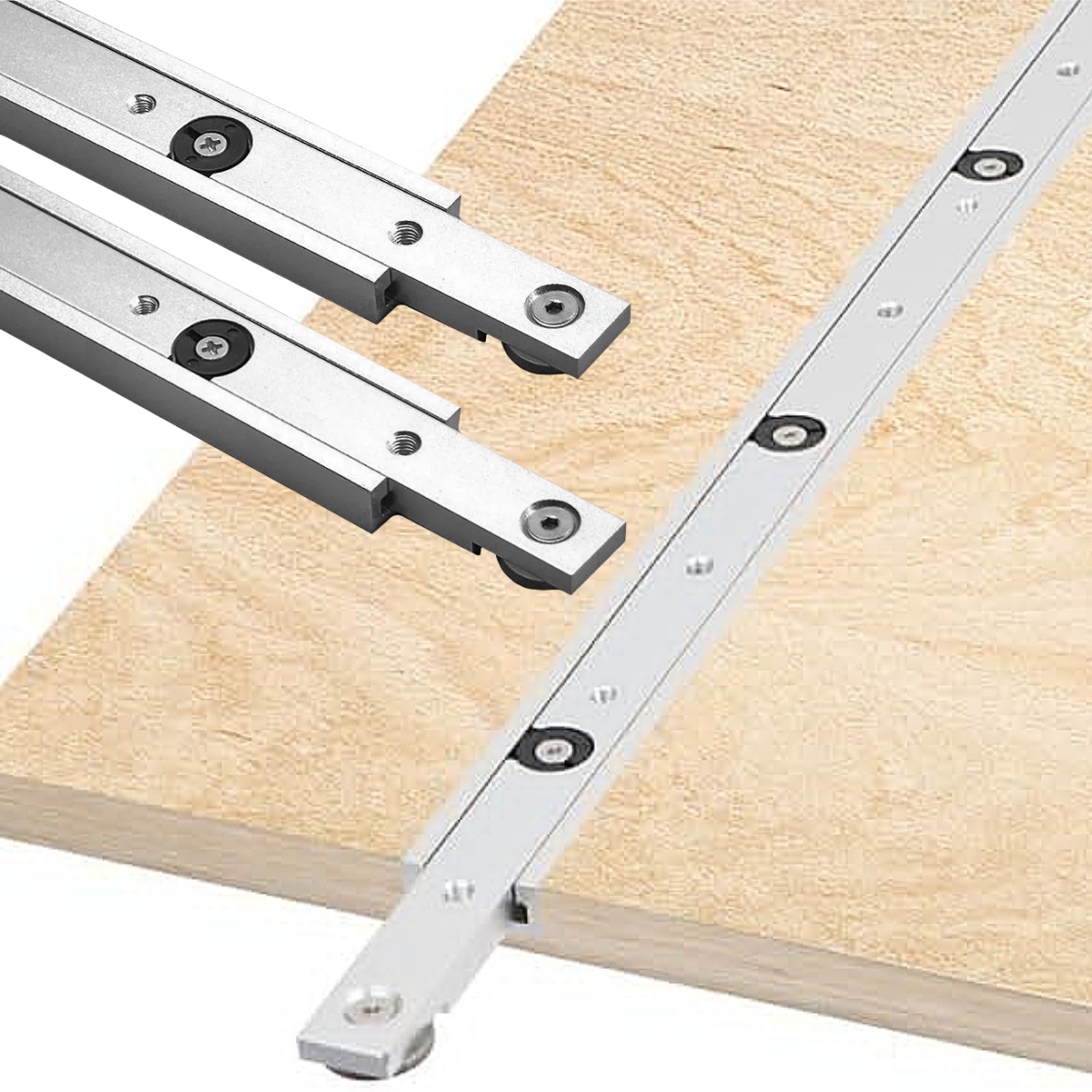 Zestaw aluminiowych szyn T, sz – Scroll Saw Bench recenzja i cena